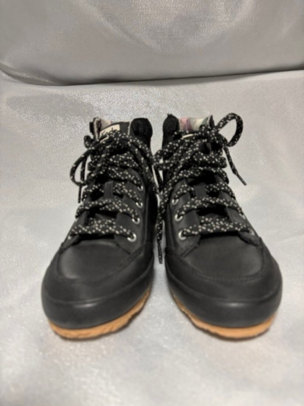 KEDS SCOUT IV SPLASH CANVAS BLACK SNEAKERS/SHOES WF66357 SIZE 5.5